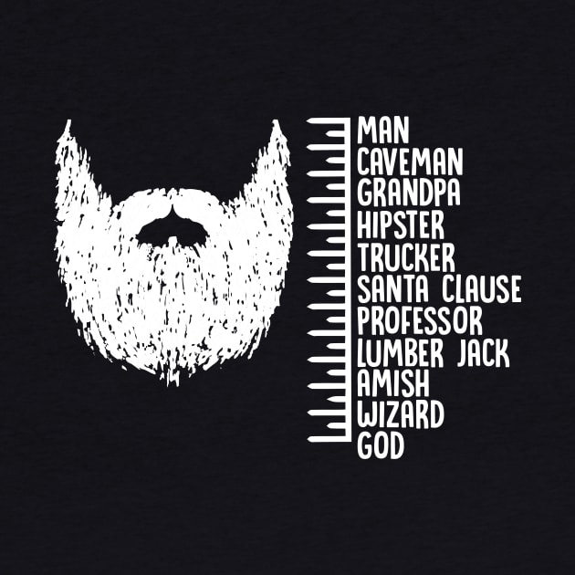 Funny Beard Growth T-Shirt by biNutz